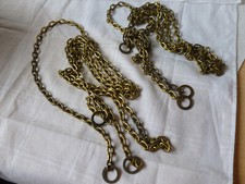 MESSING ZUGKETTEN FÜR UHR KETTENZUGWERKE-AUGENWENDER-KUCKUCKSUHR KETTEN-WANDUHR-