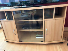 Phonowagen mit Glastür und 2 Böden Oberteil drehbar