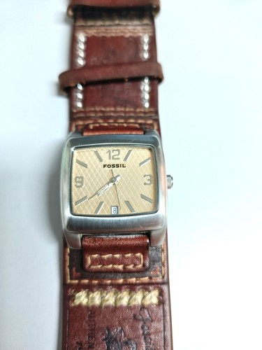 Fossil damen uhr lederarmband - fossil,