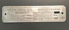 GM Opel Rekord D L Schild
