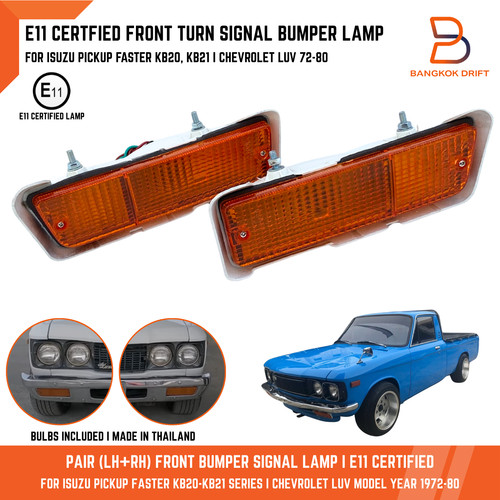 Amber bumper turn signal light - turn,