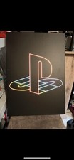 Displate PlayStation Logo Bild Schild Metallschild Blechschildes