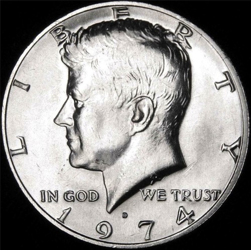Kennedy half dollar 1974 - half,