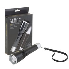 Taschenlampe 10W Wiederaufladbar Cree Focus Beam Taschenlampe USB Fokus Beam Licht Schwarz 10W