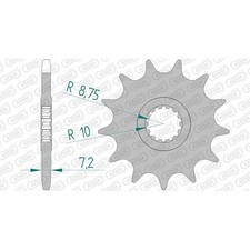 Stahl Ritzel für KTM LC2 125