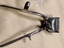 Manuelle Haarschneidemaschine aus verchromten Metall,Pränafa Solingen, 12x3cm