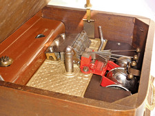 Kalliope 4 Glocken Christbaumständer christmas 4 bells music box 7 1/8" discs