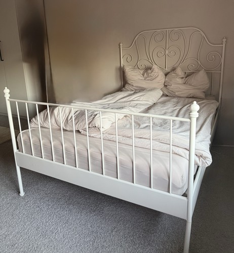 Ikea leirvik bett 140x200cm - bett,