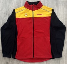 DHL Fleecejacke Rot Gelb