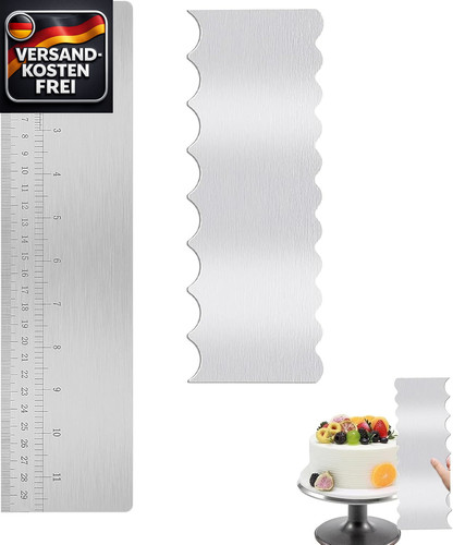 Tortenspachtel edelstahl 30cm - tortenspachtel,