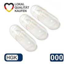Leerkapseln Hartgelatine Größe 000 leere Kapseln transparen Pharma Qualität