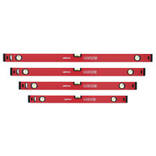 4--tlg SET Wasserwaagen 60 80 100 120 cm Richtwaage Messwaage Bauwaage Alu 1.2mm