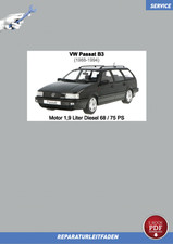 eBook VW Passat B3 (1988-1994) Reparaturanleitung Motor 1,9 L Diesel 68 / 75 PS
