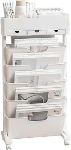 Bücherregal mit etagen - mit, 6