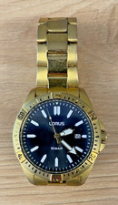 Schöne vergoldete Armbanduhr "LORUS" Quartz