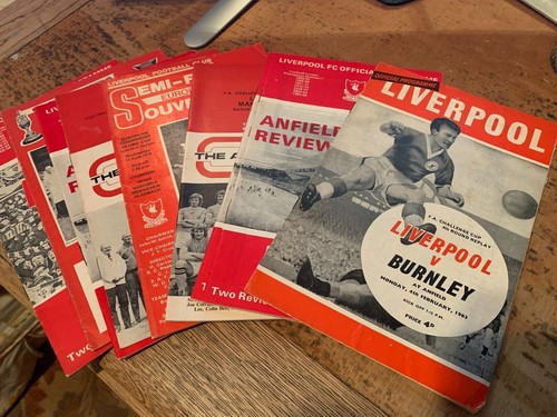 Liverpool home programme 60er - liverpool,