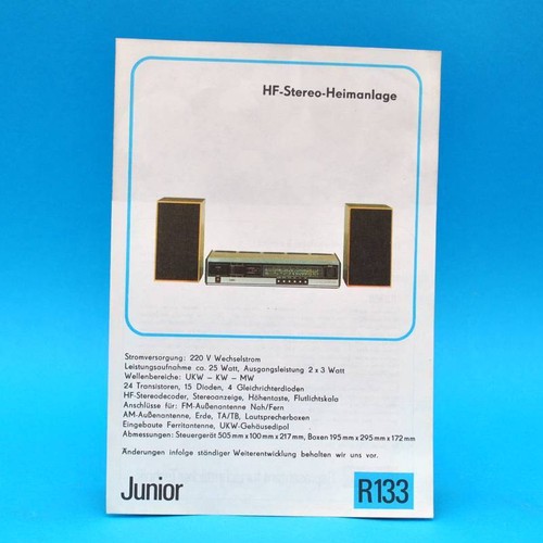 Junior stereo heimanlage - junior, hf-stereo-heimanlage
