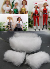 💙 Fell Stola und Stulpen 💙 Kleidung für Mode Puppen: NORMAL, CURVY, VINTAGE..