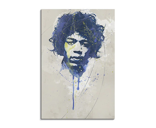 60x90cm jimi hendrix - 60x90cm, aqua