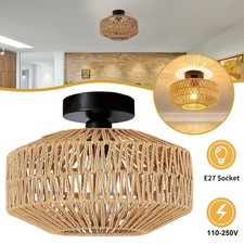 Rattan Deckenlampe Boho