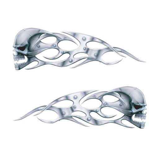 Aufkleber set totenkopf - aufkleber-set,