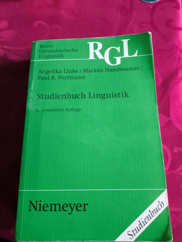 Studienbuch linguistik von - linguistik,