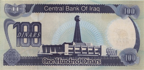 Irak iraq 084 - 100, dinars