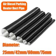 Warm Heizung Kanal Rohr Luft Führung Schlauch Schwarz Für Diesel Zubehör DE