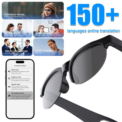 übersetzungsbrille bluetooth - Übersetzungsbrille,