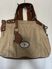 Fossil Maddox Croc-Embossed