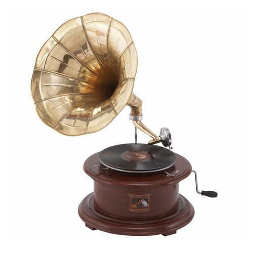 Grammophon mit trompete - grammophon,