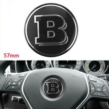 Mercedes Smart Two III 453 Brabus 57mm Logo vorderes Lenkrad-Abzeichen-Emblem