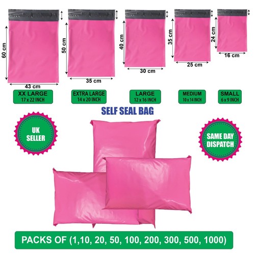 Rosa postversandtaschen - rosa,