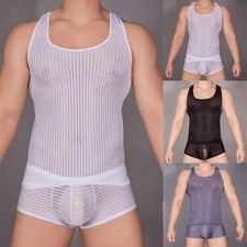 Stretchiges Netz Trägershirt