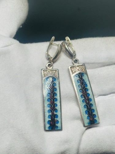 Vintage ohrringe emaile - vintage,