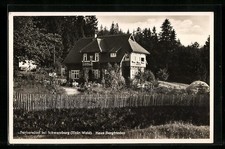Burkersdorf b. Schwarzburg /Thür. Wald, Ansichtskarte, Haus Bergfrieden 