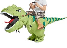 Aufblasbares rex reiter - aufblasbares, t-rex