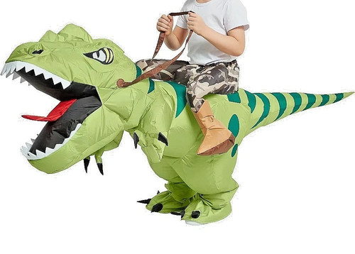 Aufblasbares rex reiter - t-rex,