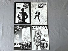 Zebra - Das anspruchsvolle deutsche Comic-Magazin 1-3, 5 im Paket