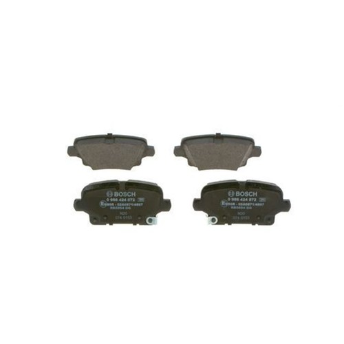 Bosch bremsbeläge hinten für - hinten,