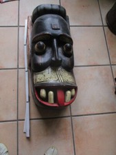 Afrikanische Masken Skulptur Figur Holzmaske Deko Sammlung  Westafrika