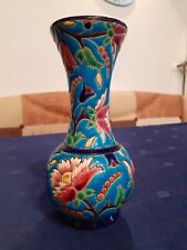 Seltene Vase von Longwy Blumen Made in France Decor a la Main F.1599D..5??? STU