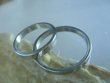 Ein Edelstahl Partnerring Fingerring Freundschaftsringe 3 mm glänzend 17-22 mm
