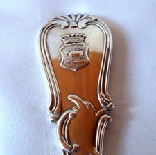 großer Löffel 13 Lot Silber Krone Adel Freiherr Sackermann Hesselberg / CB 420