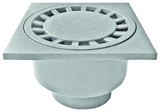 ACO Haus- und Hofablauf Ablauf Bodenablauf grau 200 x 200 mm