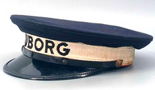 Original Vintage Tuborg Bier Brauerei Uniform Mütze Dänemark Schirmmütze (AB)