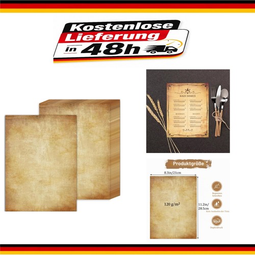100 blatt pergamentpapier - blatt,