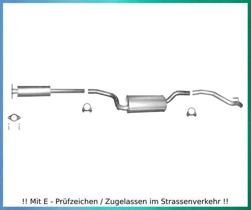 Auspuffanlage für ford focus - auspuffanlage,