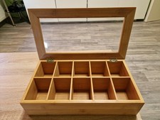 Teebeutelbox Teebox Teebeutelkasten Tee Box Kasten Teekiste Bambus