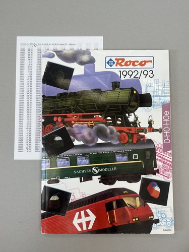 Roco katalog magazin 1992 - katalog,